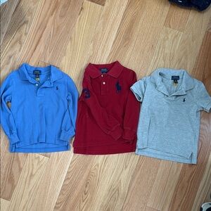 Polo by Ralph Lauren Kids' Polo Shirt - Red, Blue, Gray